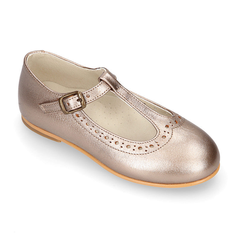 Childrens gold dress shoes best sale