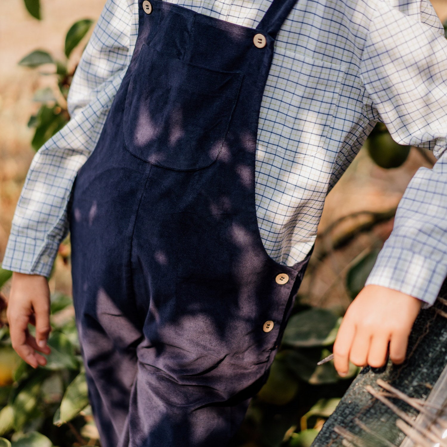 Classic Navy Corduroy Dungarees