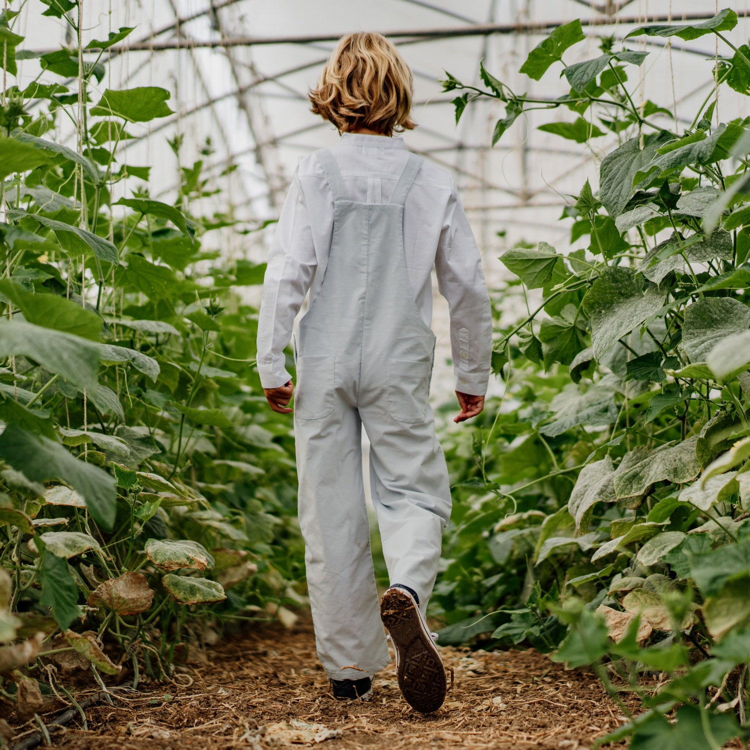 Classic Light Blue Corduroy Dungarees