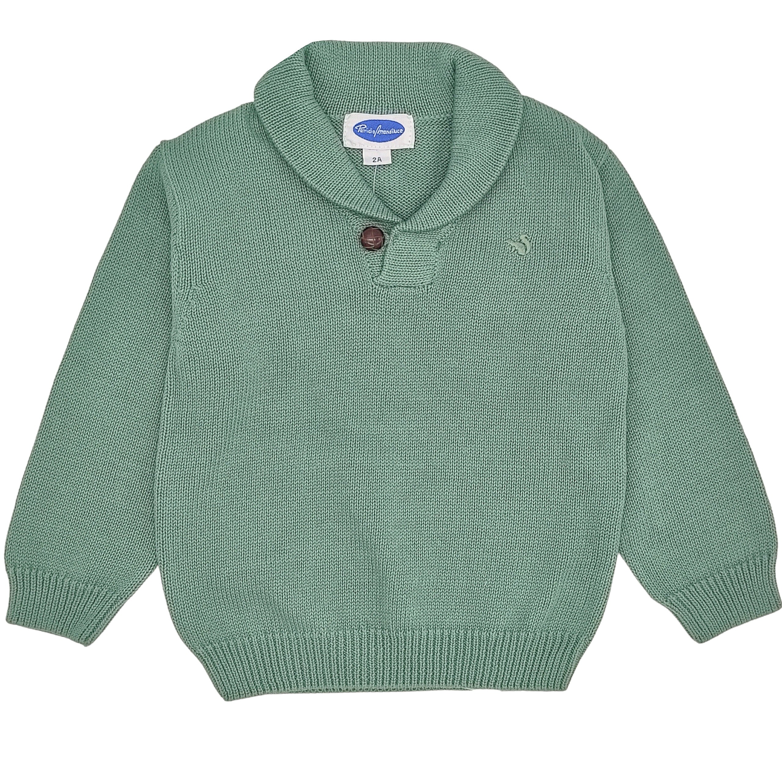 Boys green jumper best sale