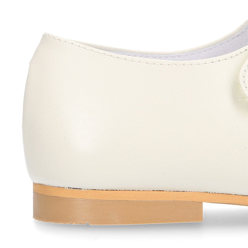 Girl Ivory Mary Jane Shoes