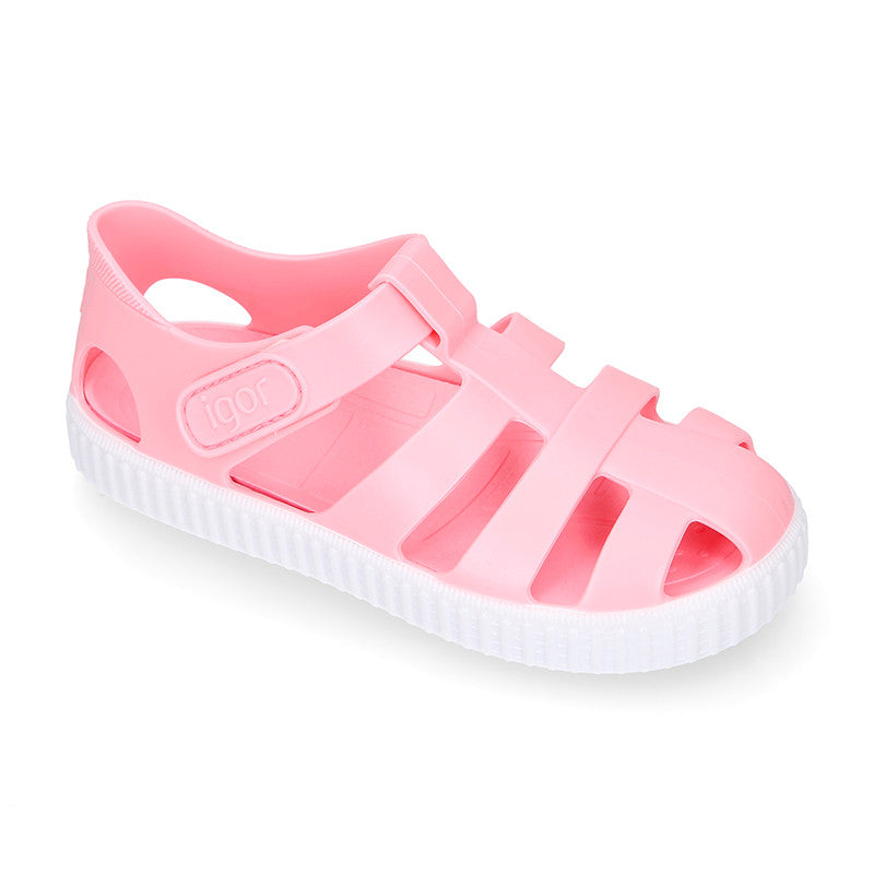 Igor Pink Sneaker Jelly Sandals